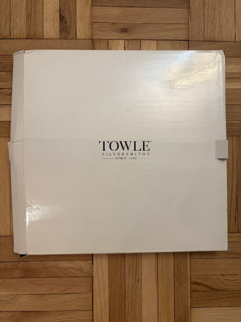 TOWLE SILVERPLATE ROUND GALLERY TRAY NIB - Picture 7 of 14